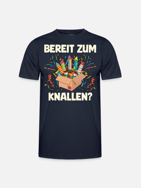 Feuerwerk BEREIT ZUM KNALLEN? Lustiges Böllern - Männer Funktions-T-Shirt - Navy