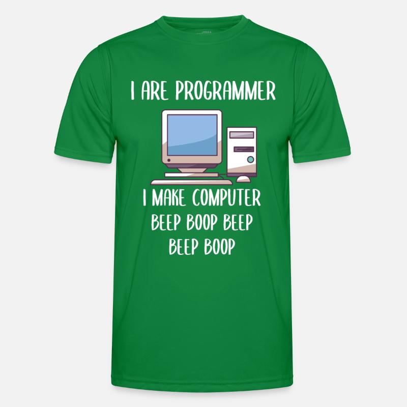 I Are Programmer Programming Männer Funktions-T-Shirt
