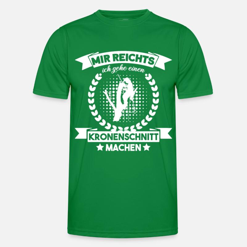 Waldarbeiter Baumkletterer Baumpfleger Männer Funktions-T-Shirt