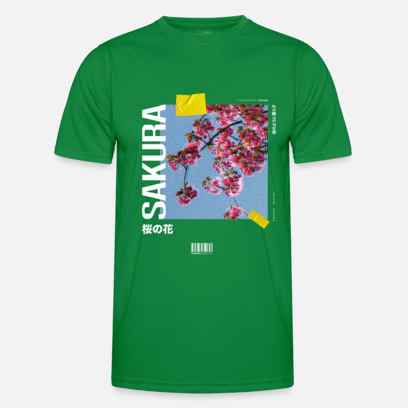 Sakura Männer Funktions-T-Shirt