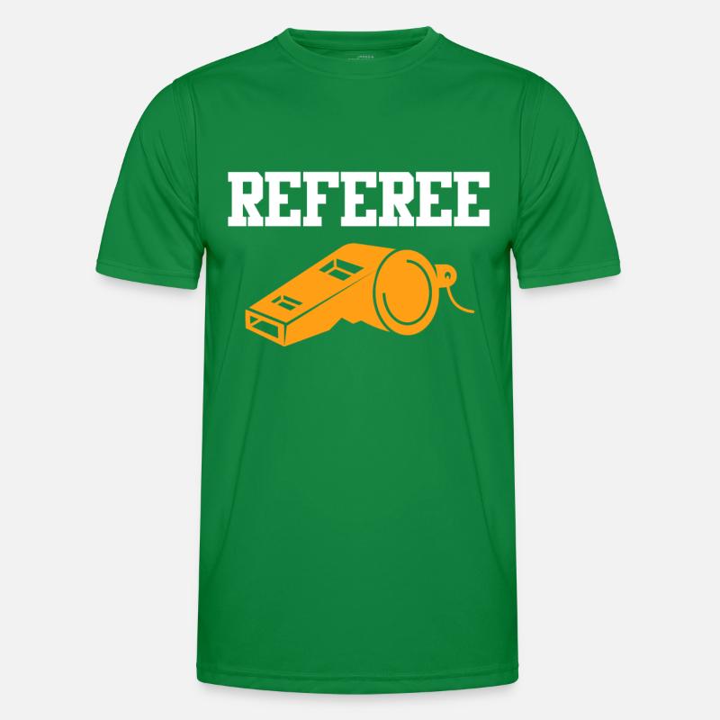 Referee whistle referee Men's Functional T-Shirt