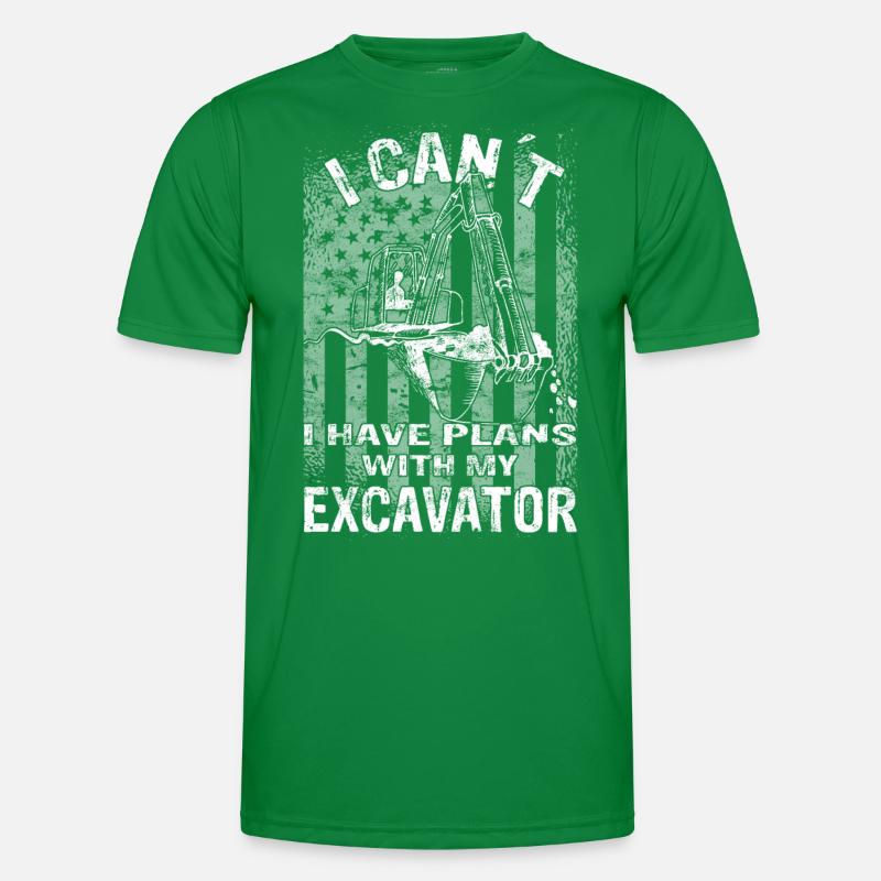 Excavator - construction worker - excavator operator Men's Functional T-Shirt