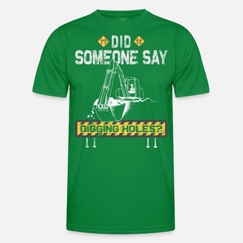 Bagger baggerführer baggerfahrer Männer Funktions-T-Shirt