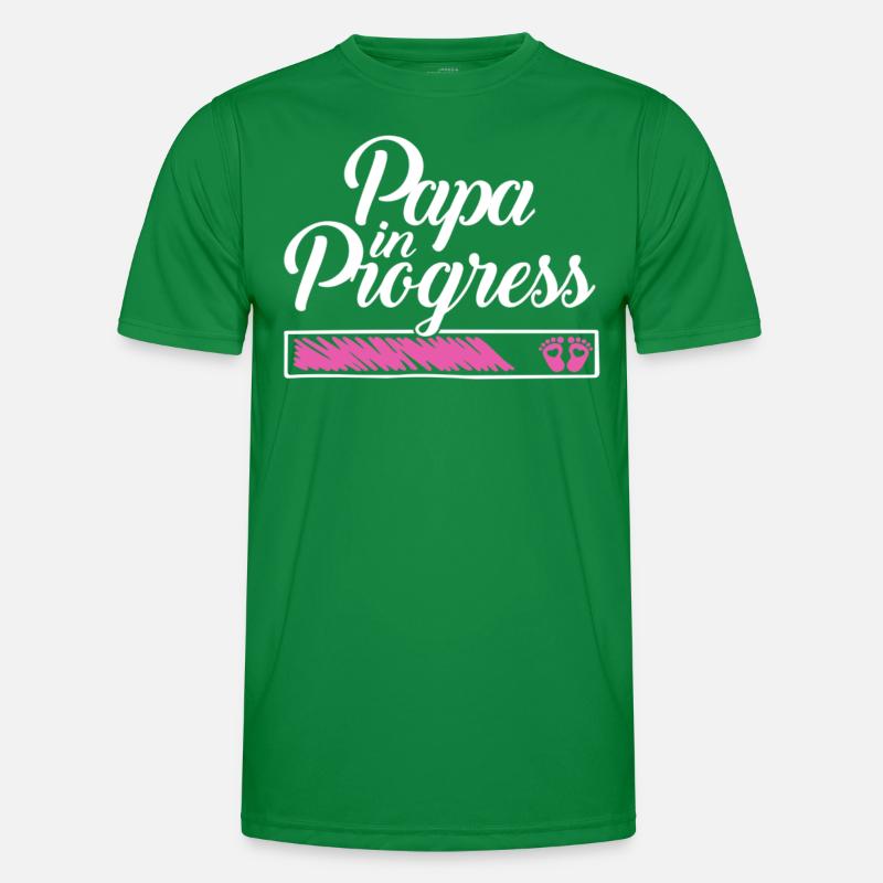 Pregnancy 2023 - Daddy Work in progress - Men's Functional T-Shirt