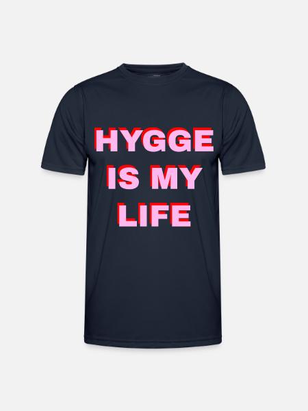 Hygge Is My Life - Men's Functional T-Shirt - navy
