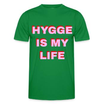 Hygge Is My Life - T-shirt sport Homme - vert - Devant - AI Model Male 178 dark (178cm)