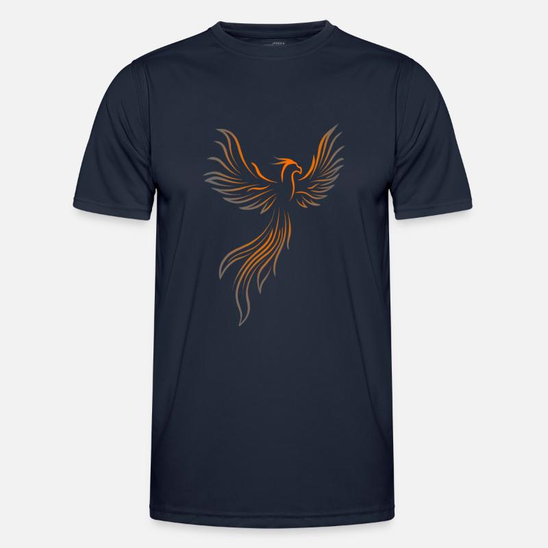 Feuervogel Phoenix Männer Funktions-T-Shirt