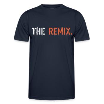 The Remix - T-shirt sport Homme - bleu marine - Devant - AI Model Male 178 dark (178cm)