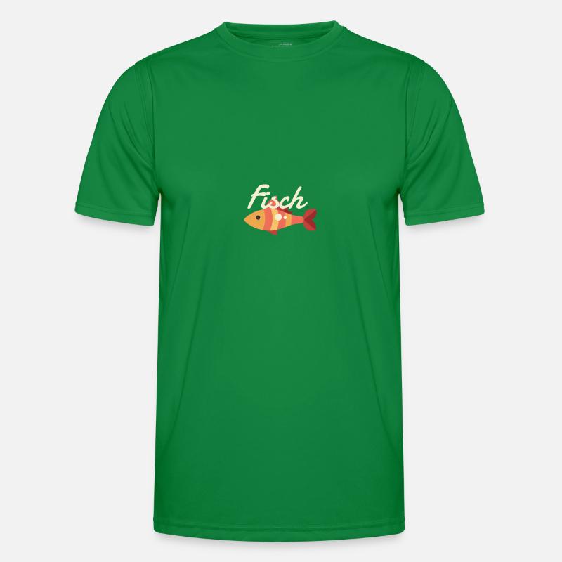 Fisch Männer Funktions-T-Shirt