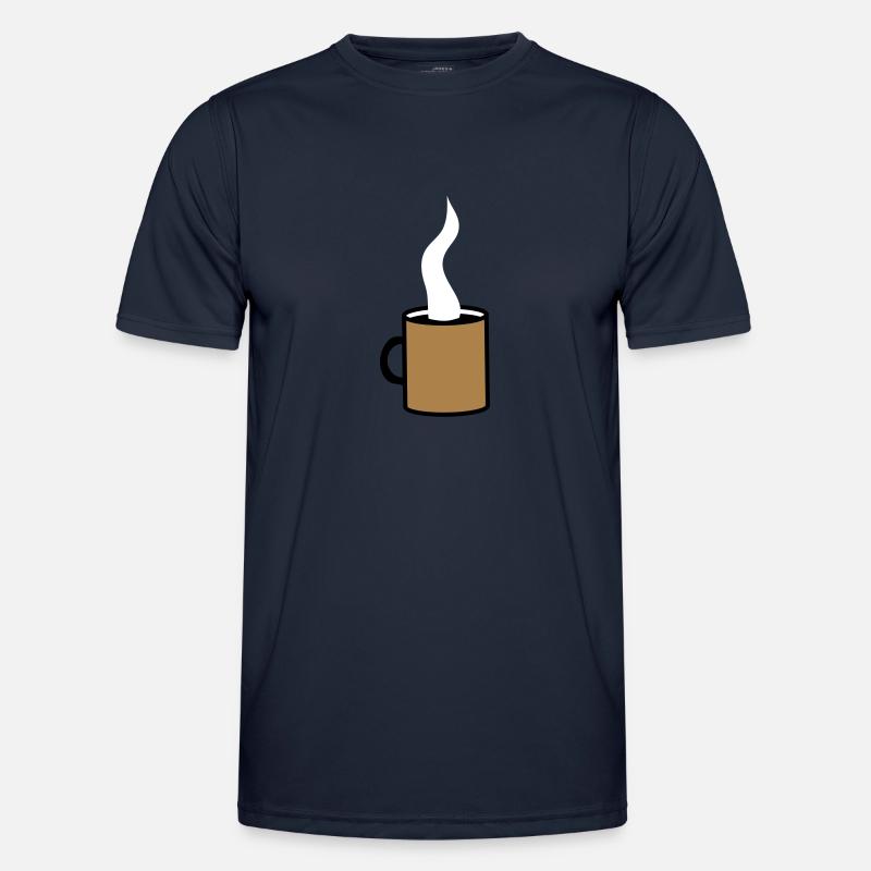 Coffee Männer Funktions-T-Shirt