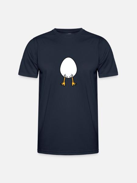 Chick In Egg - Men's Functional T-Shirt - navy