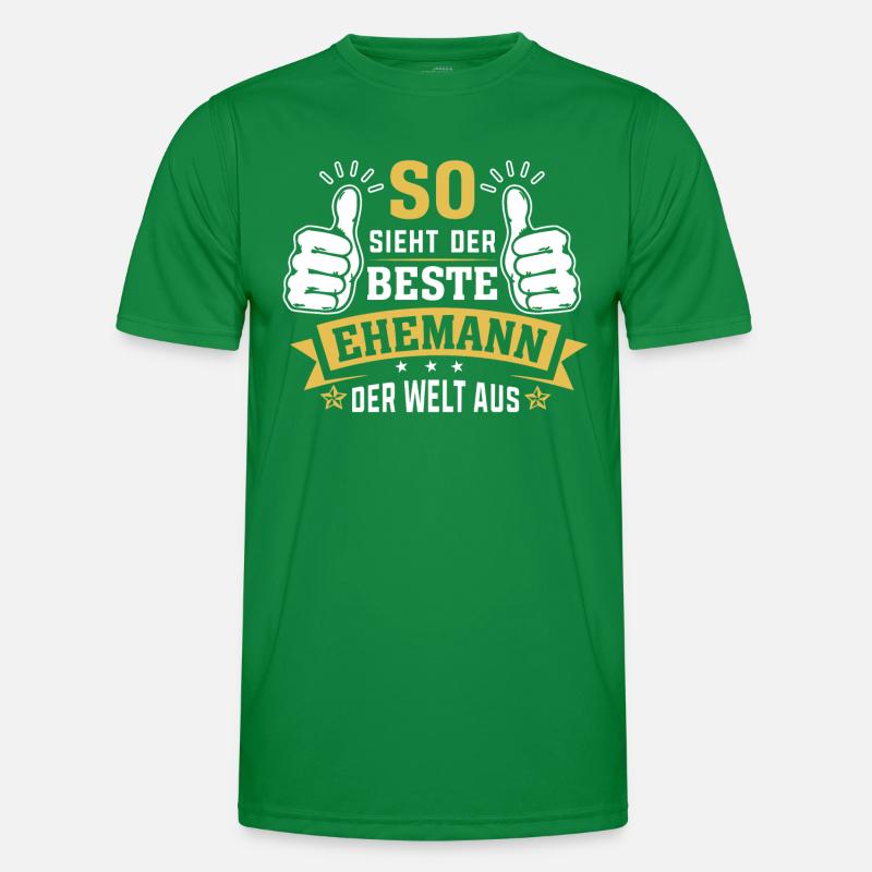 So sieht der Beste Ehemann der Welt aus Männer Funktions-T-Shirt