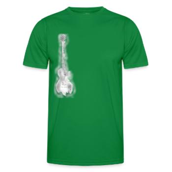Elektrogitarre, guitar - Männer Funktions-T-Shirt - Kelly Green - Vorne - AI Model Male 178 dark (178cm)