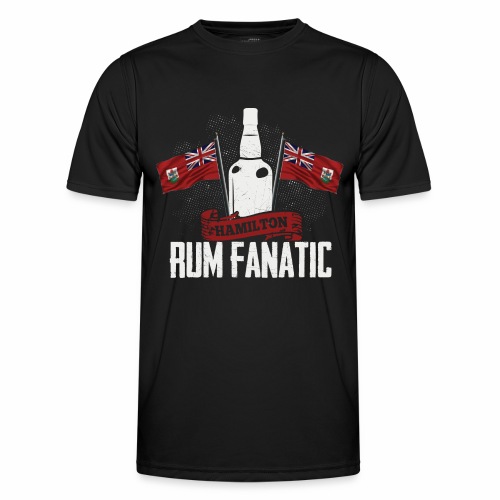 T-shirt Rum Fanatic - Hamilton, Bermuda - Funkcjonalna koszulka męska