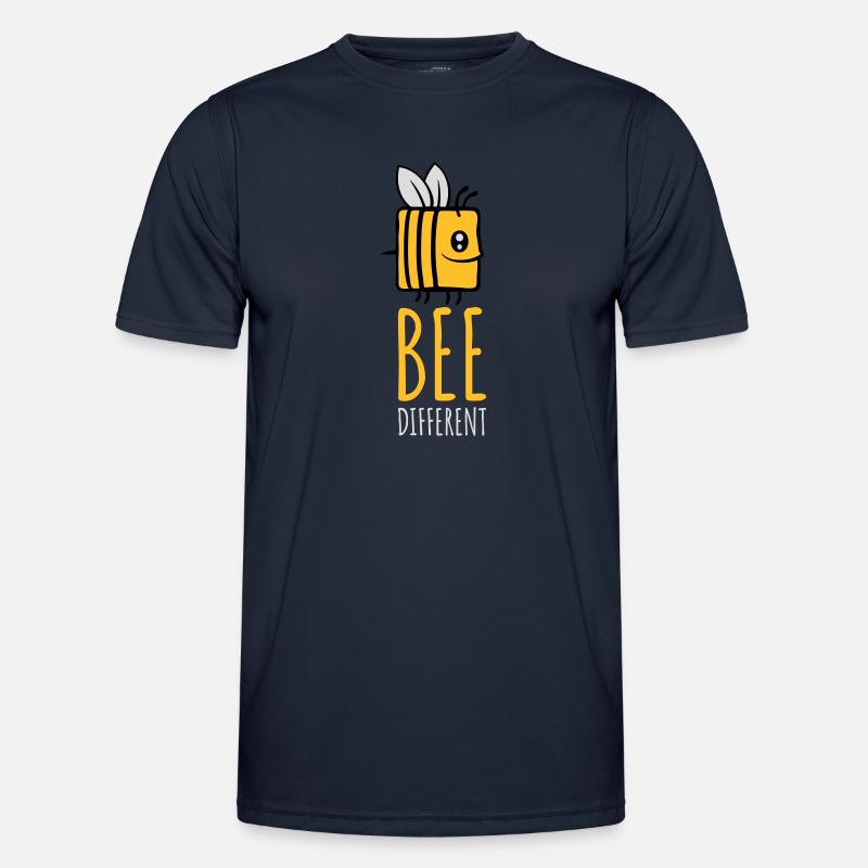 bee different Spruch Zitat Männer Funktions-T-Shirt