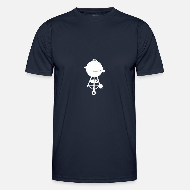 BBQ Grill Coal Griller - Men's Functional T-Shirt - navy