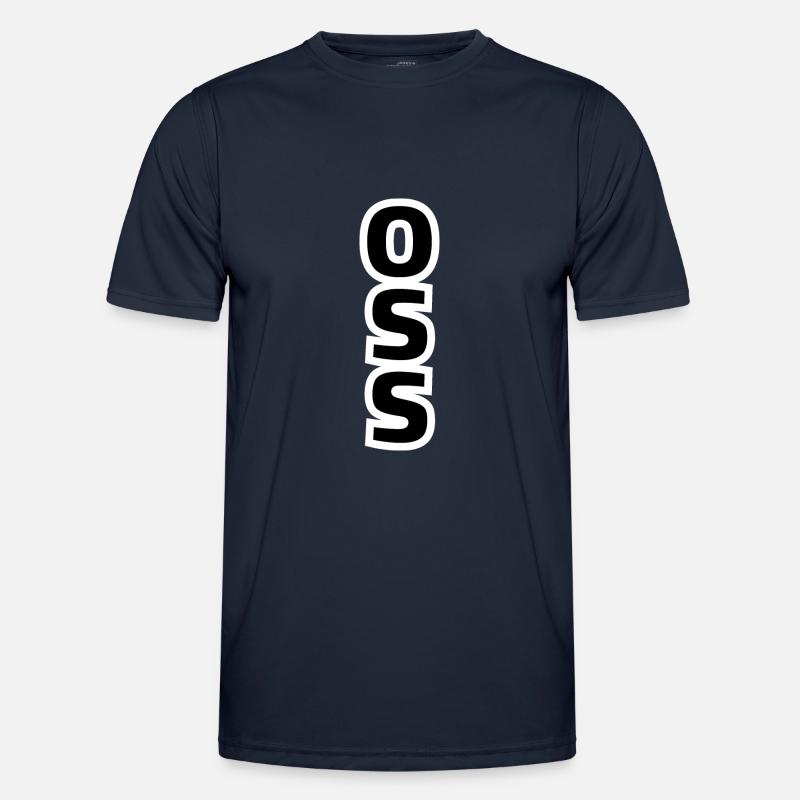 OSS - karate gift idea - Men's Functional T-Shirt - navy