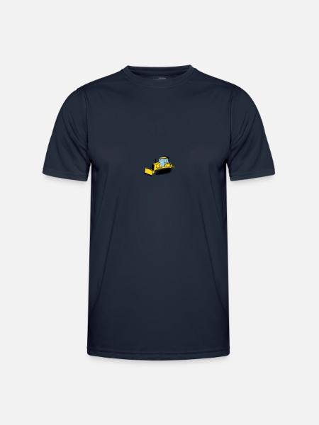 Planierraupe - Männer Funktions-T-Shirt - Navy