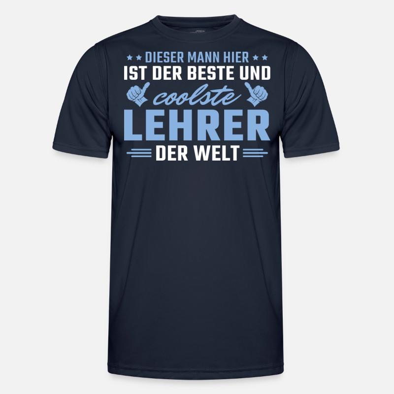 Lehrkraft Bester Lehrer Geschenkidee Männer Funktions-T-Shirt