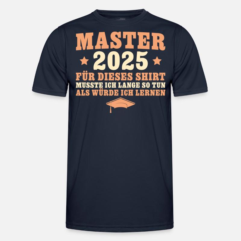 Masterprüfung Abschluss 2025 Master Männer Funktions-T-Shirt
