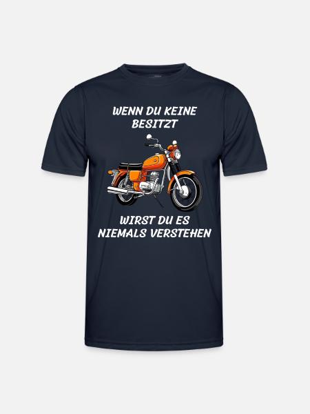 lustiger Spruch Simson - Männer Funktions-T-Shirt - Navy
