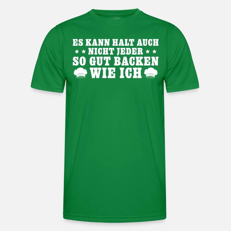 Backen Bäcker Ausbildung Hobbybäcker Männer Funktions-T-Shirt