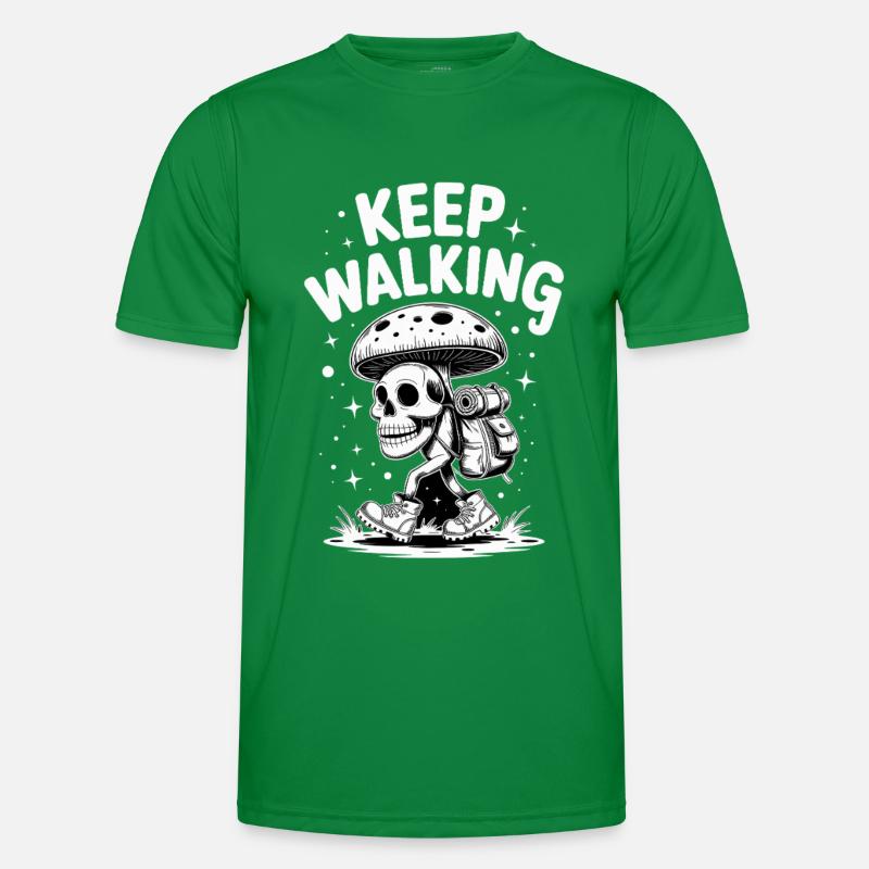 keep walking Männer Funktions-T-Shirt
