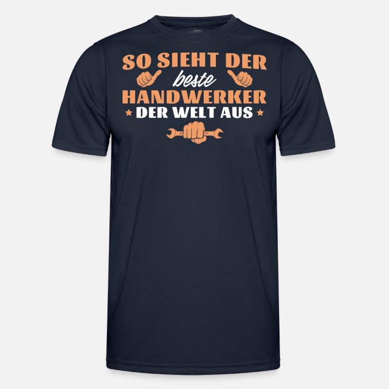 Heimwerker Bester Handwerker der Welt Männer Funktions-T-Shirt