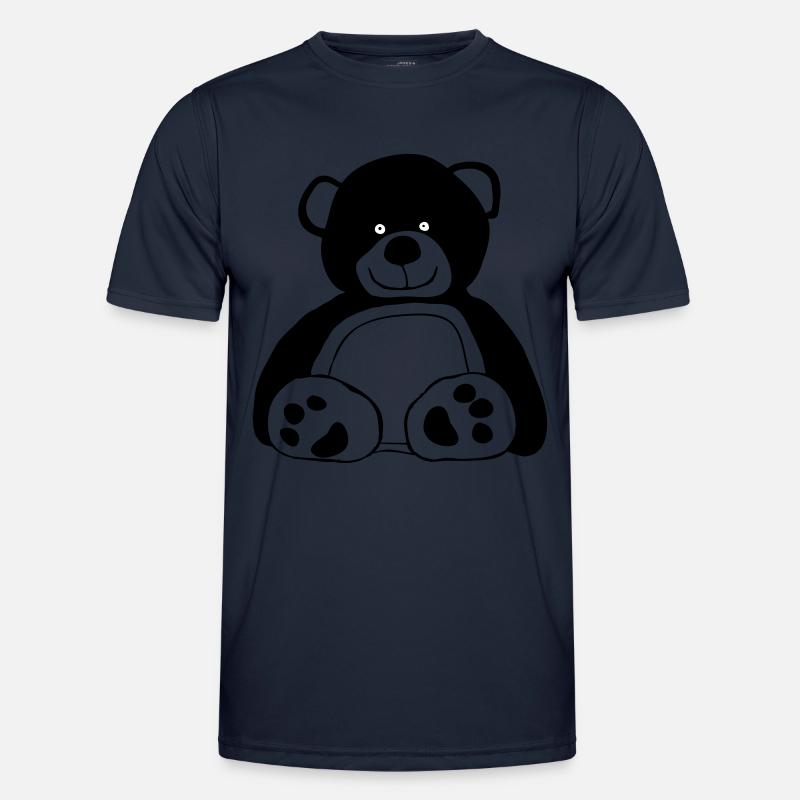 Teddybär Männer Funktions-T-Shirt