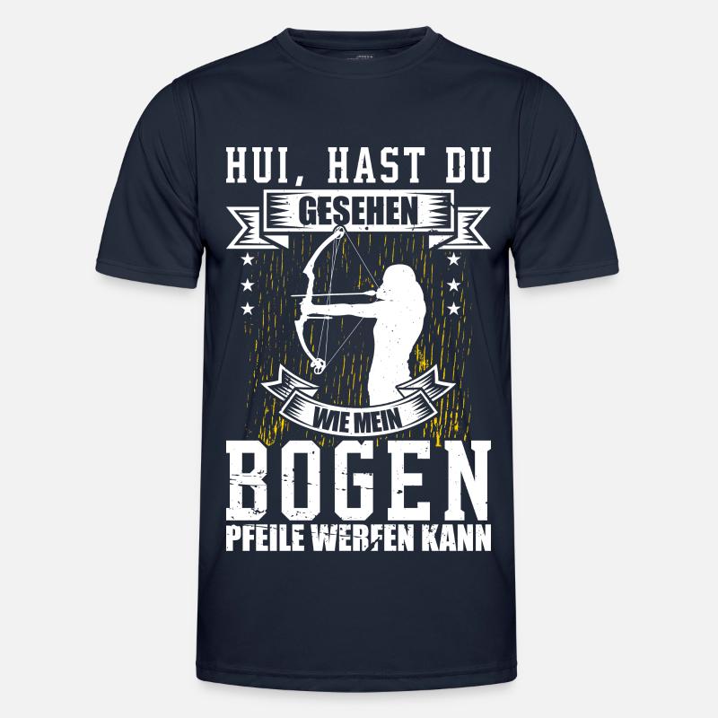 Bogenschießen Bogensport Pfeil Und Bogen Bogen - Männer Funktions-T-Shirt - Navy