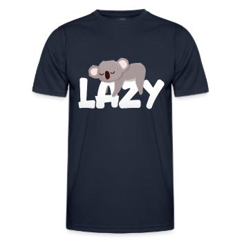 Koala paresseux - T-shirt sport Homme - bleu marine - Devant - AI Model Male 178 dark (178cm)