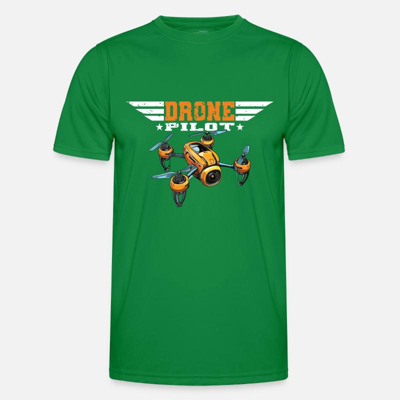 Drone Pilot Drones Copter FPV UAS Pilot Drone T-shirt sport Homme