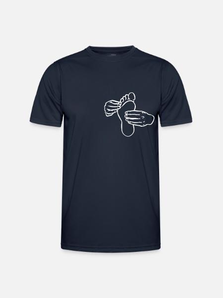 Pedicure - Men's Functional T-Shirt - navy
