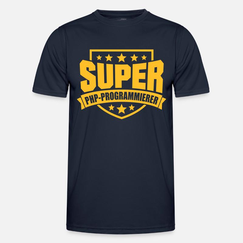 Super PHP-Programmierer - Männer Funktions-T-Shirt - Navy