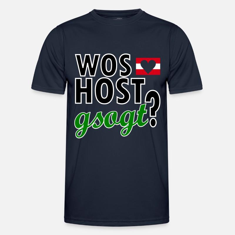 Dialect Dialect Austrian - Men's Functional T-Shirt - navy