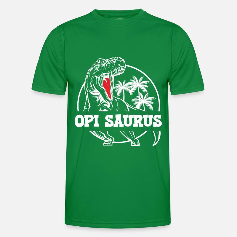Opi Saurus Grosspapi Opa Schweiz Männer Funktions-T-Shirt