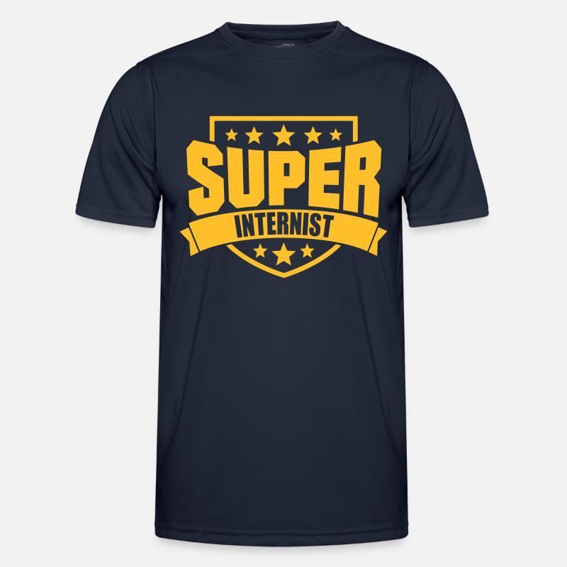 Super Internist - Männer Funktions-T-Shirt - Navy