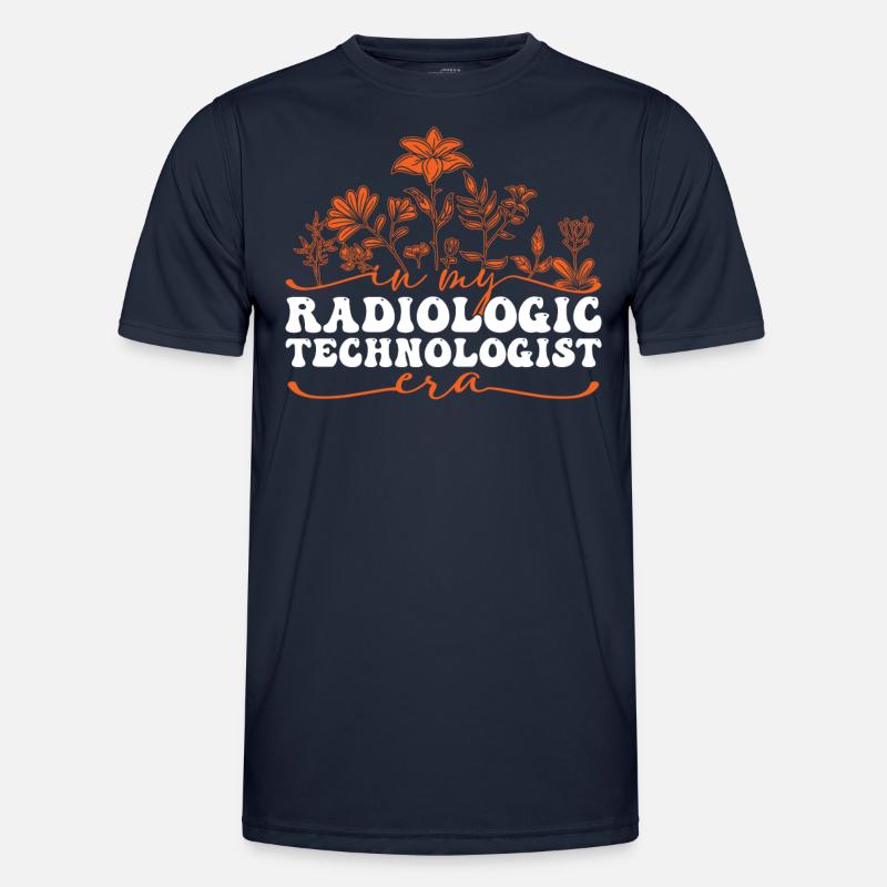 Radiologic Technologist Ära Blumen - Männer Funktions-T-Shirt - Navy