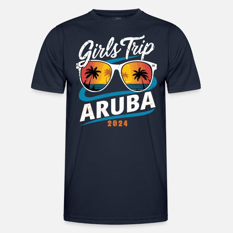 Girls Trip Aruba 2024 - Men's Functional T-Shirt - navy