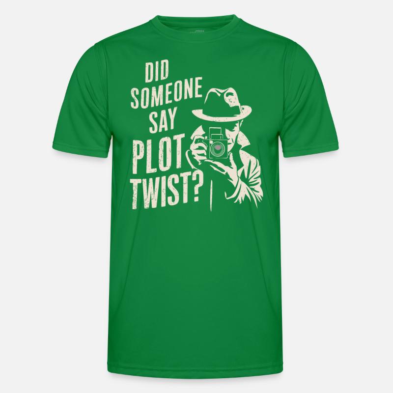 Murder Mystery Dinner Outfit Did Someone Say Plot Men's Functional T-Shirt