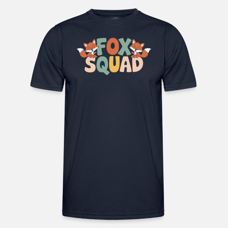 Fox Group Design Fox Squad - Men's Functional T-Shirt - navy