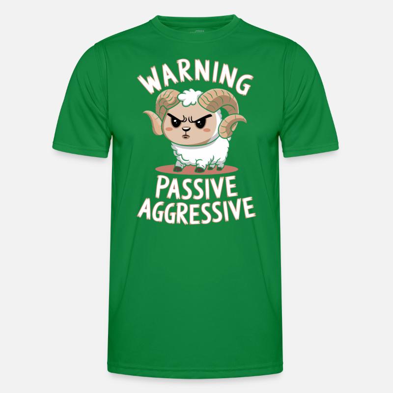 Warning Passive Aggressive Men's Functional T-Shirt
