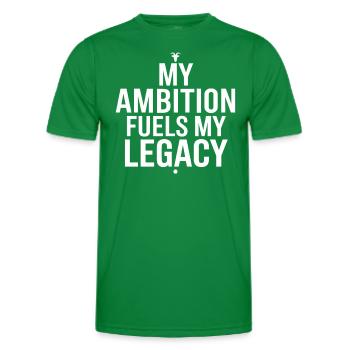 Signe du zodiaque Capricorne : Mon ambition anime mon - T-shirt sport Homme - vert - Devant - AI Model Male 178 dark (178cm)