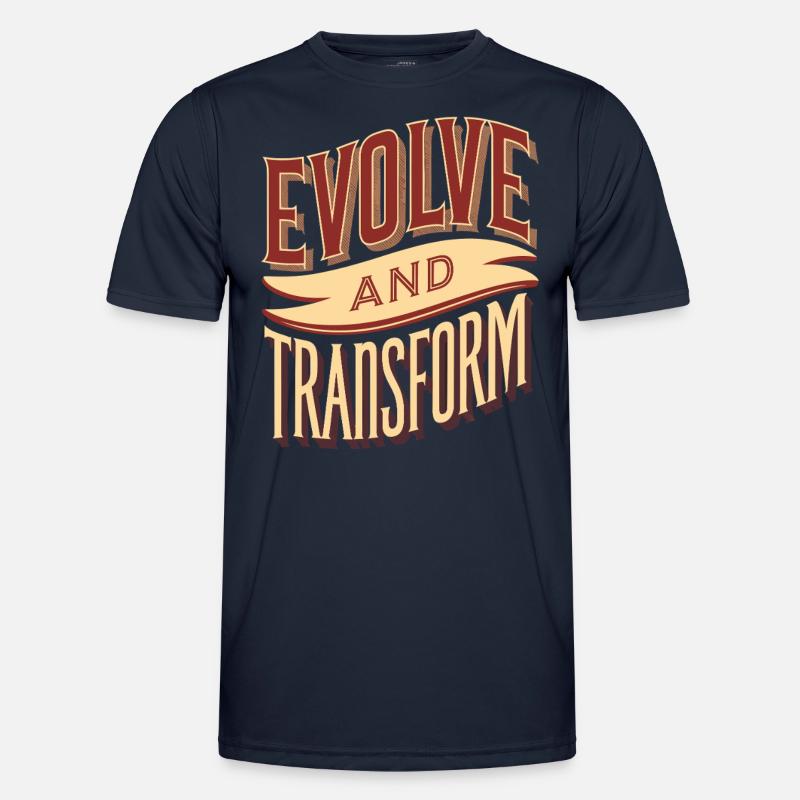Evolve and Change: Inspiring - Men's Functional T-Shirt - navy