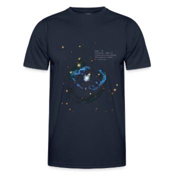 Nebula Abell 78 - Men's Functional T-Shirt - navy - Front - AI Model Male 178 dark (178cm)