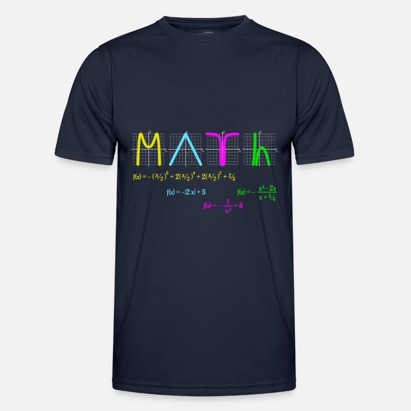 Math with Functions colored Men's Functional T-Shirt