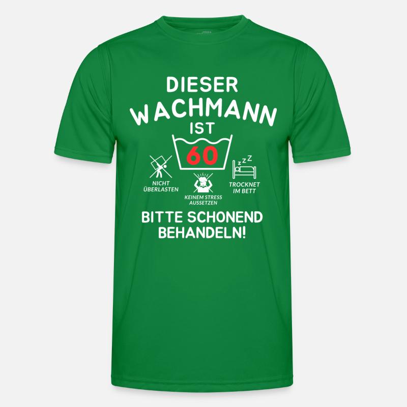 This security guard is 60. Men's Functional T-Shirt