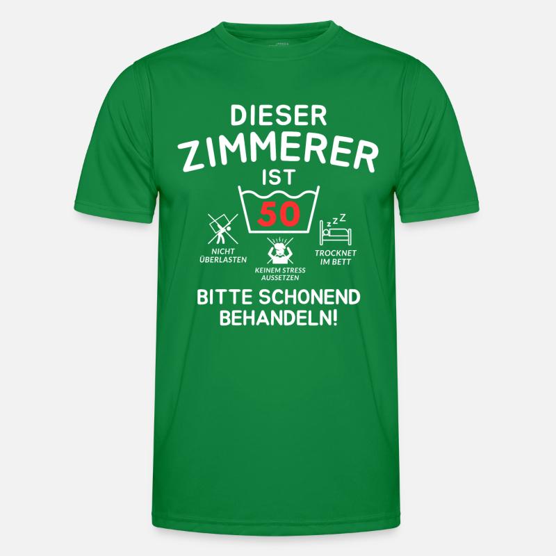 Ce menuisier a 50 ans. T-shirt sport Homme