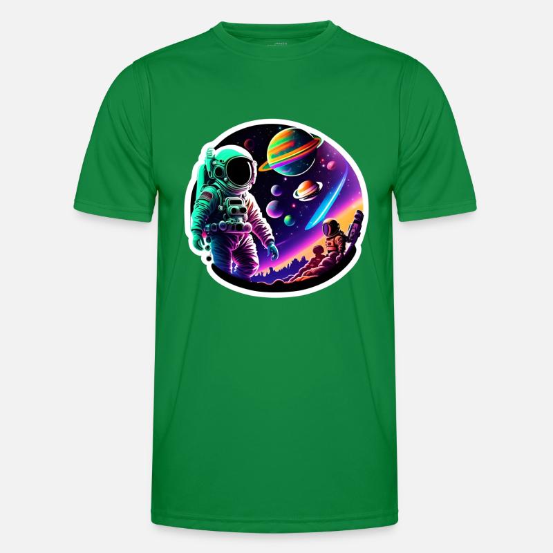 Astronaute dans l’espace T-shirt sport Homme