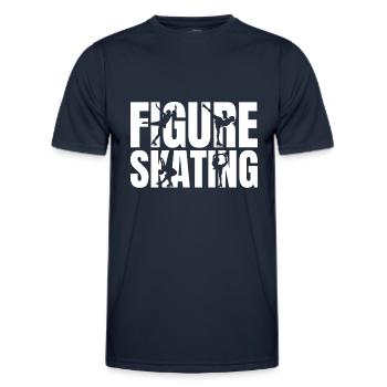 Eiskunstlauf Eiskunstlauf - Männer Funktions-T-Shirt - Navy - Vorne - AI Model Male 178 dark (178cm)